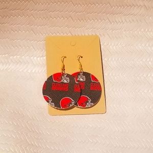 Cleveland browns earrings